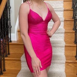 Sherri Hill Pink Dress Size 6 perfect for Homecoming!!